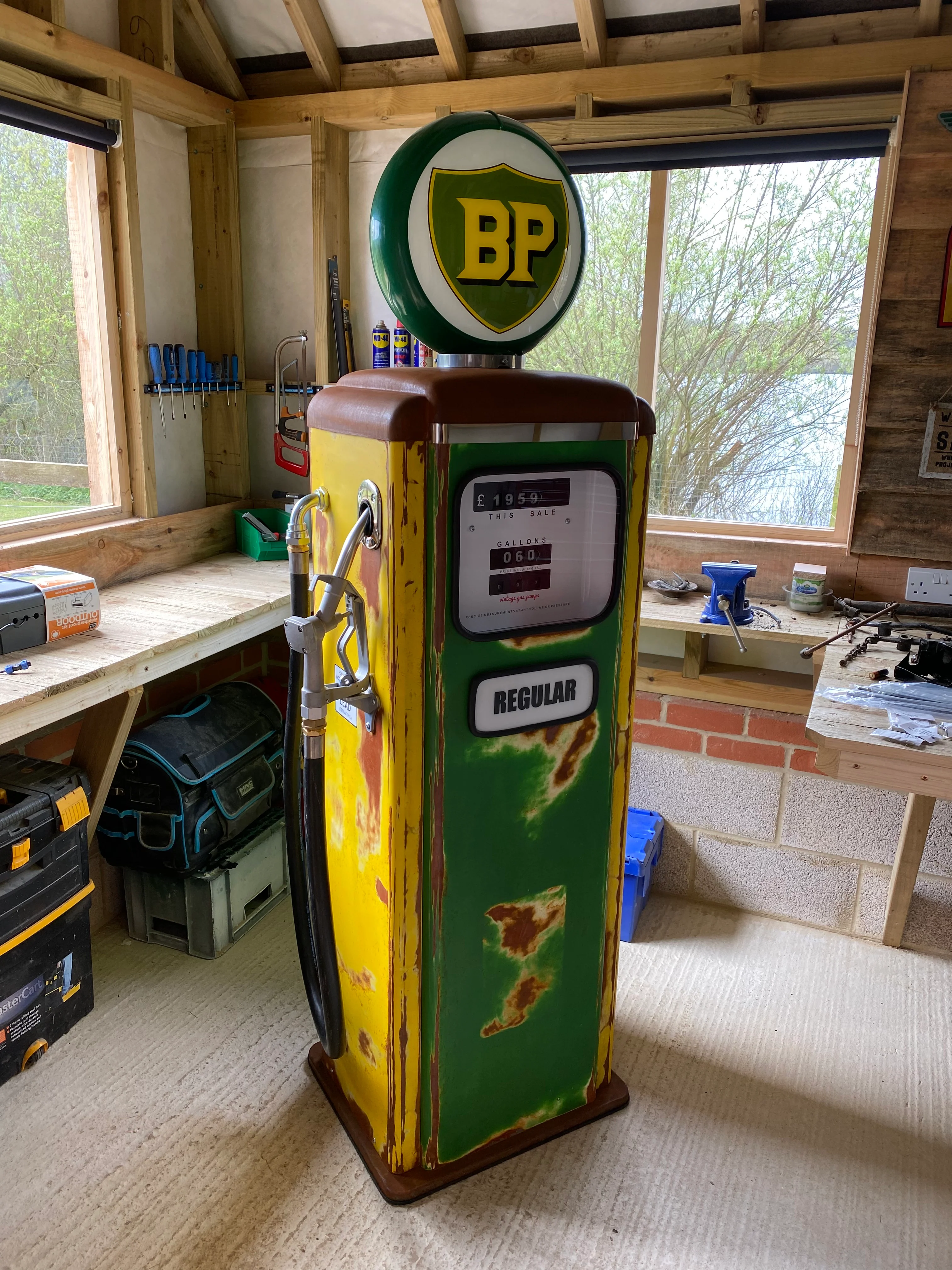 Replica Gas Pump with fridge - Image 10