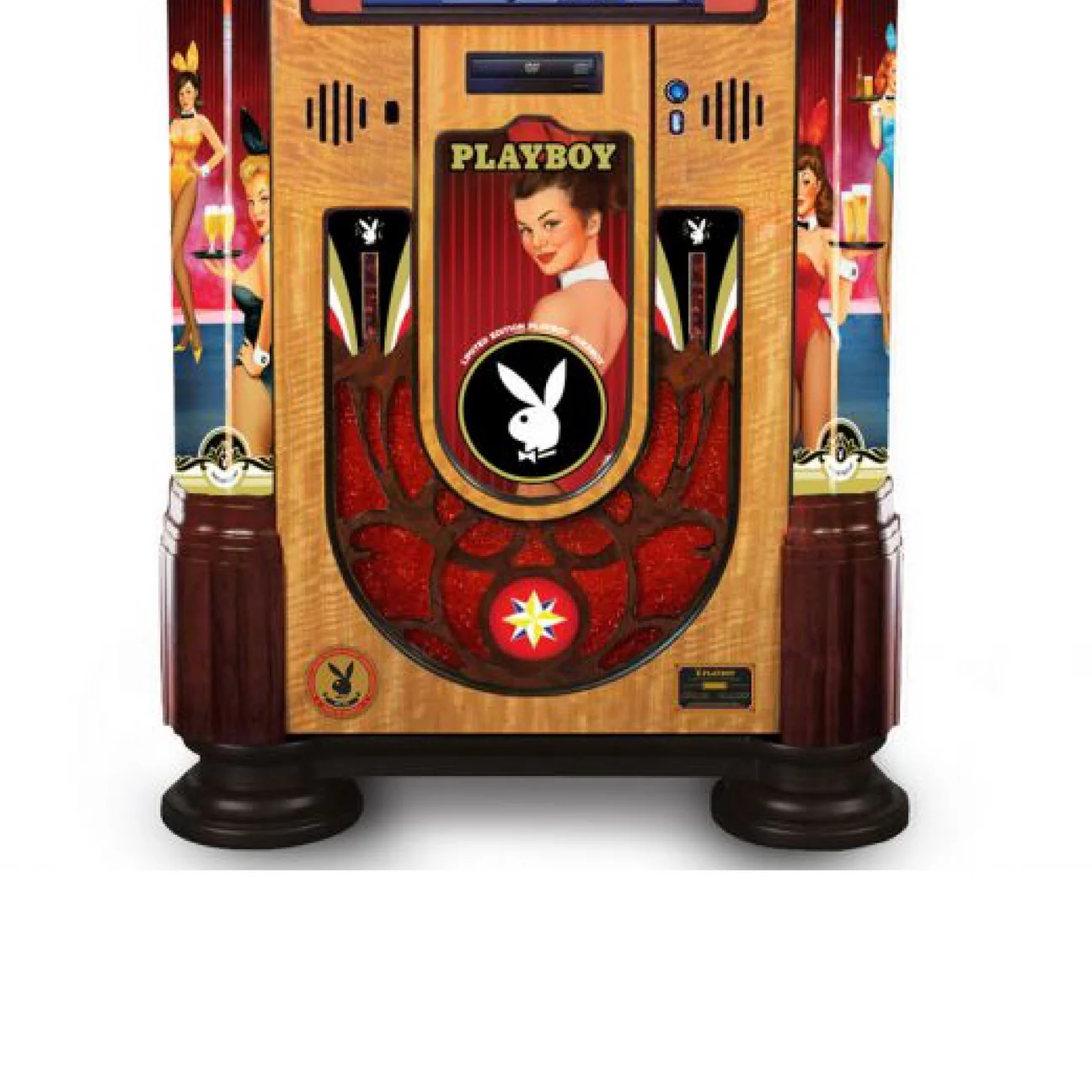 Playboy Vinyl 45 Rock-Ola Bubbler Limited Edition Jukebox with Bluetooth - Image 4