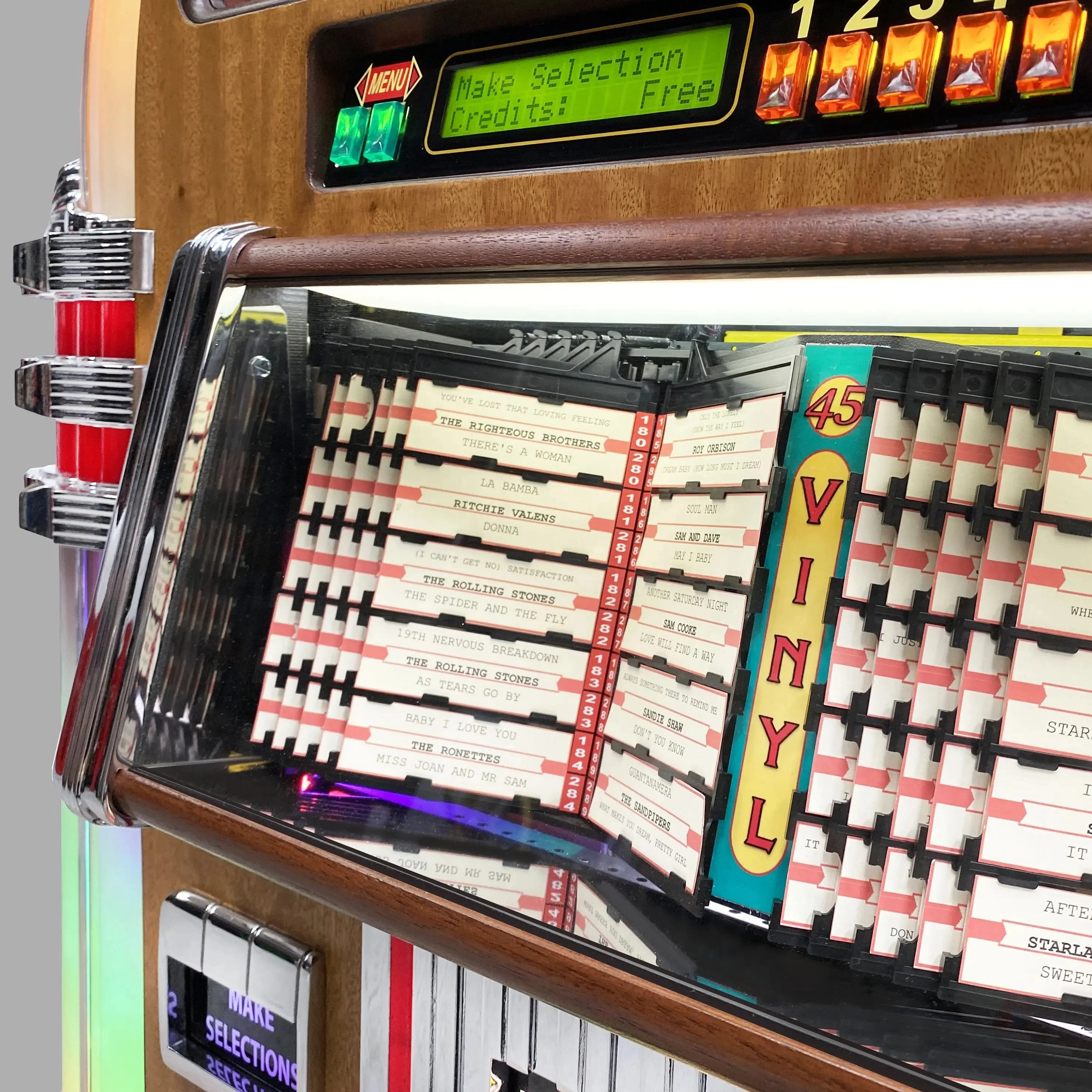 Rock-Ola Bubbler Vinyl 45 Deluxe Jukebox with Bluetooth - Image 9
