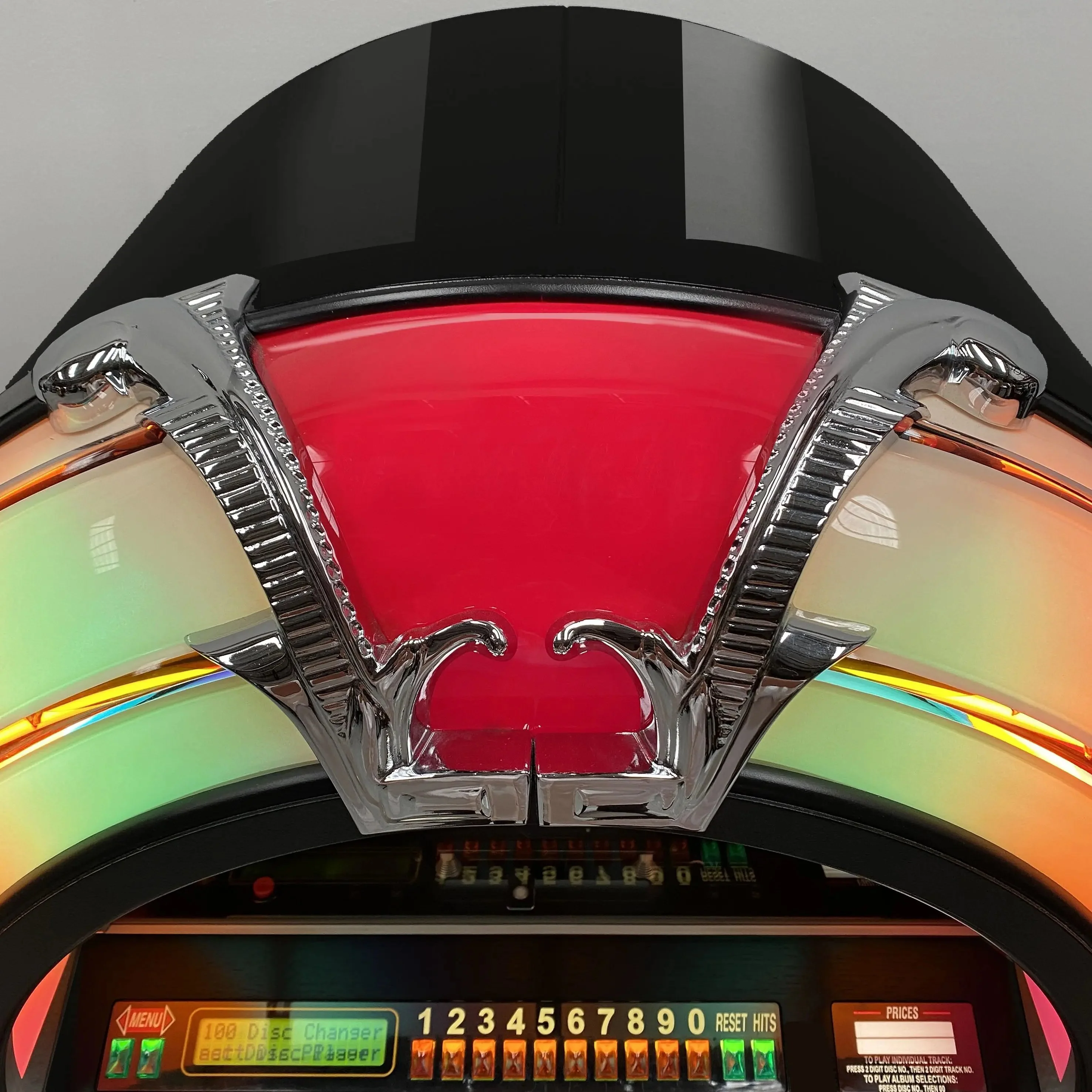Rock-Ola Bubbler CD Jukebox in Gloss Black with Bluetooth - Image 3