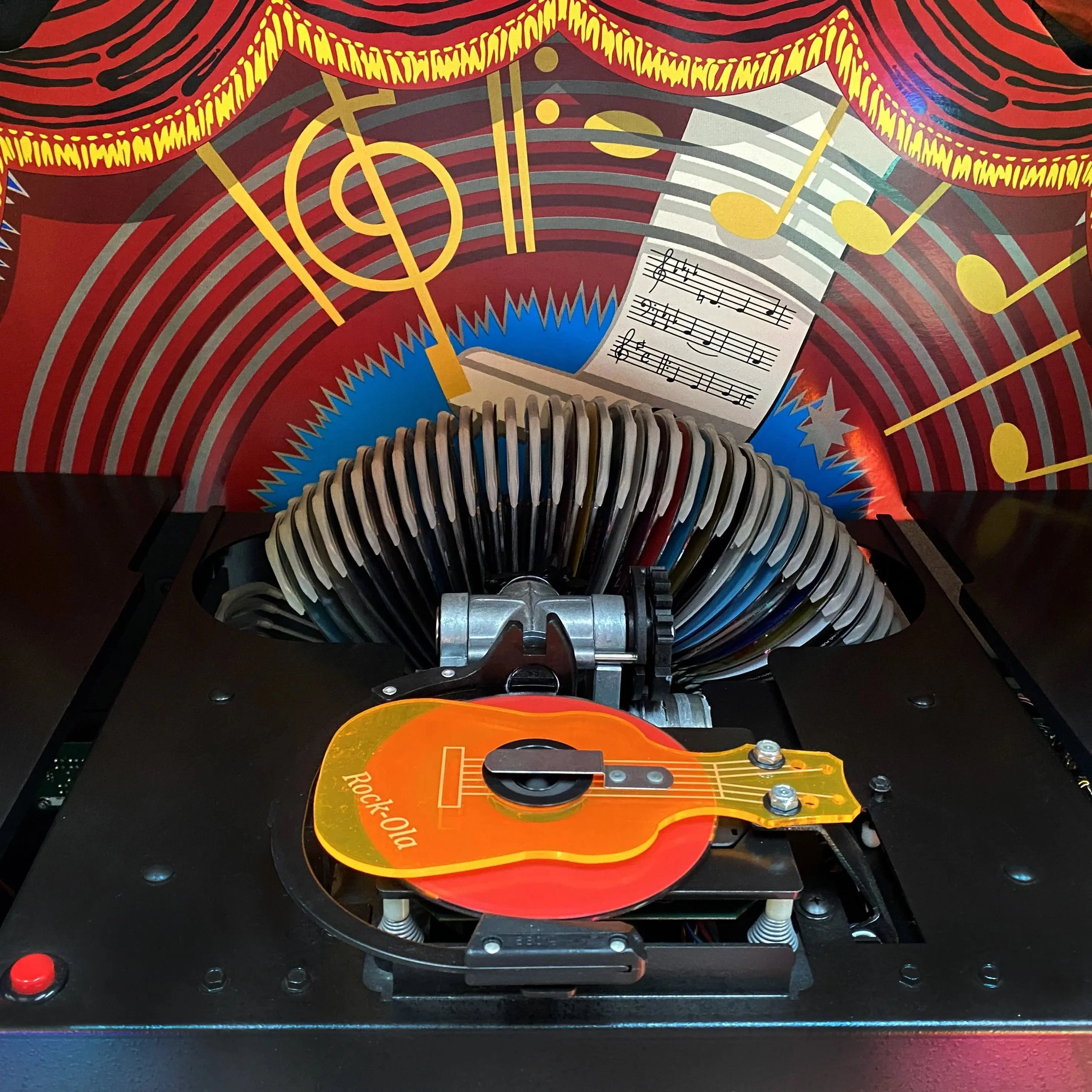 Rock-Ola Bubbler CD Jukebox in Gloss Black with Bluetooth - Image 4