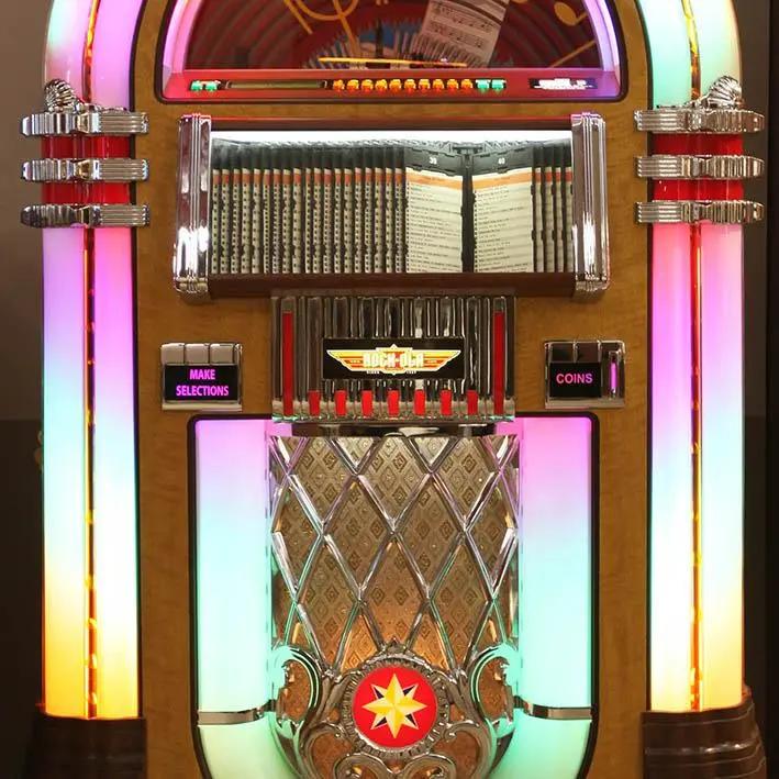 Rock-Ola Bubbler CD Jukebox in Walnut with Bluetooth - Image 11