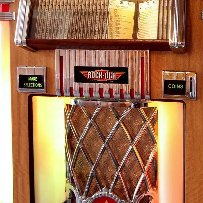 Rock-Ola Bubbler CD Jukebox in Walnut with Bluetooth - Image 17