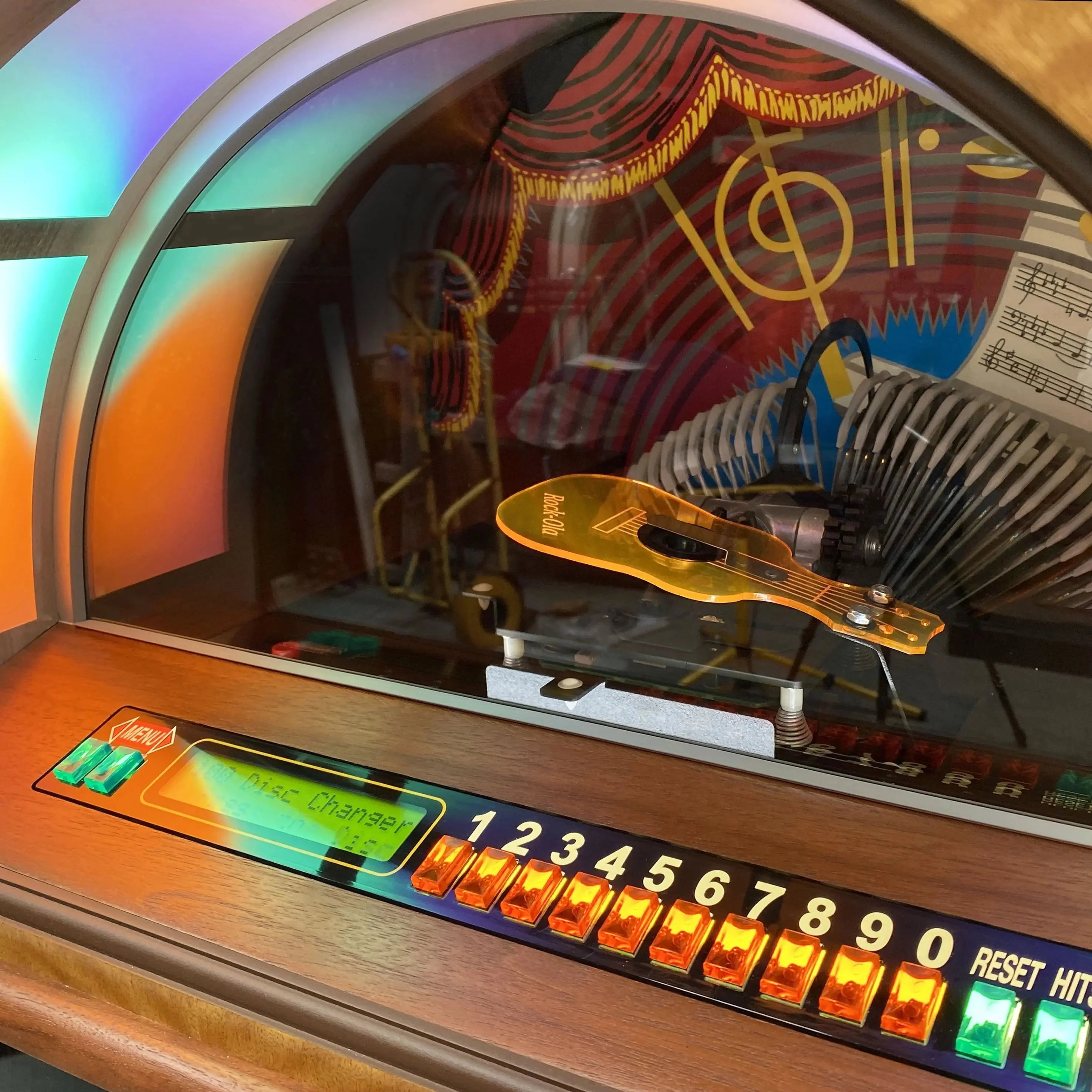 Rock-Ola Bubbler CD Jukebox in Walnut with Bluetooth - Image 19