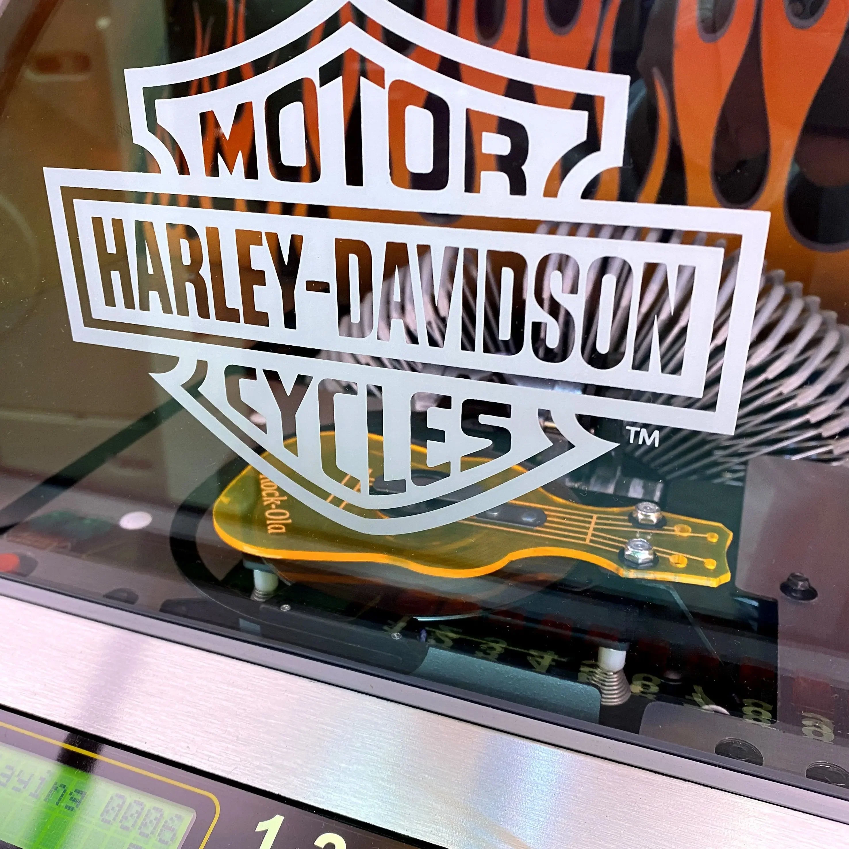 Rock-Ola Harley-Davidson Flames CD Jukebox in Aluminium with Bluetooth - Image 4