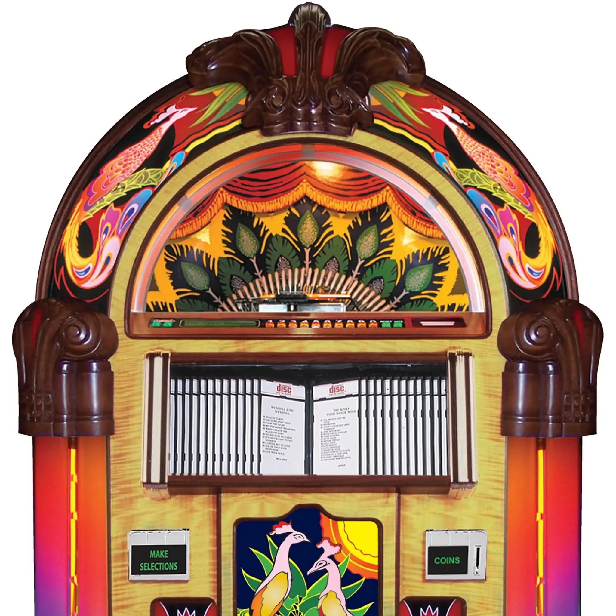Rock-Ola Peacock CD Jukebox with Bluetooth - Image 3
