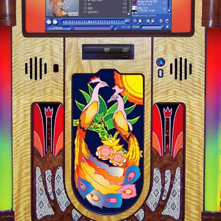 Rock-Ola Peacock Digital Music Center Jukebox with Bluetooth - Image 5
