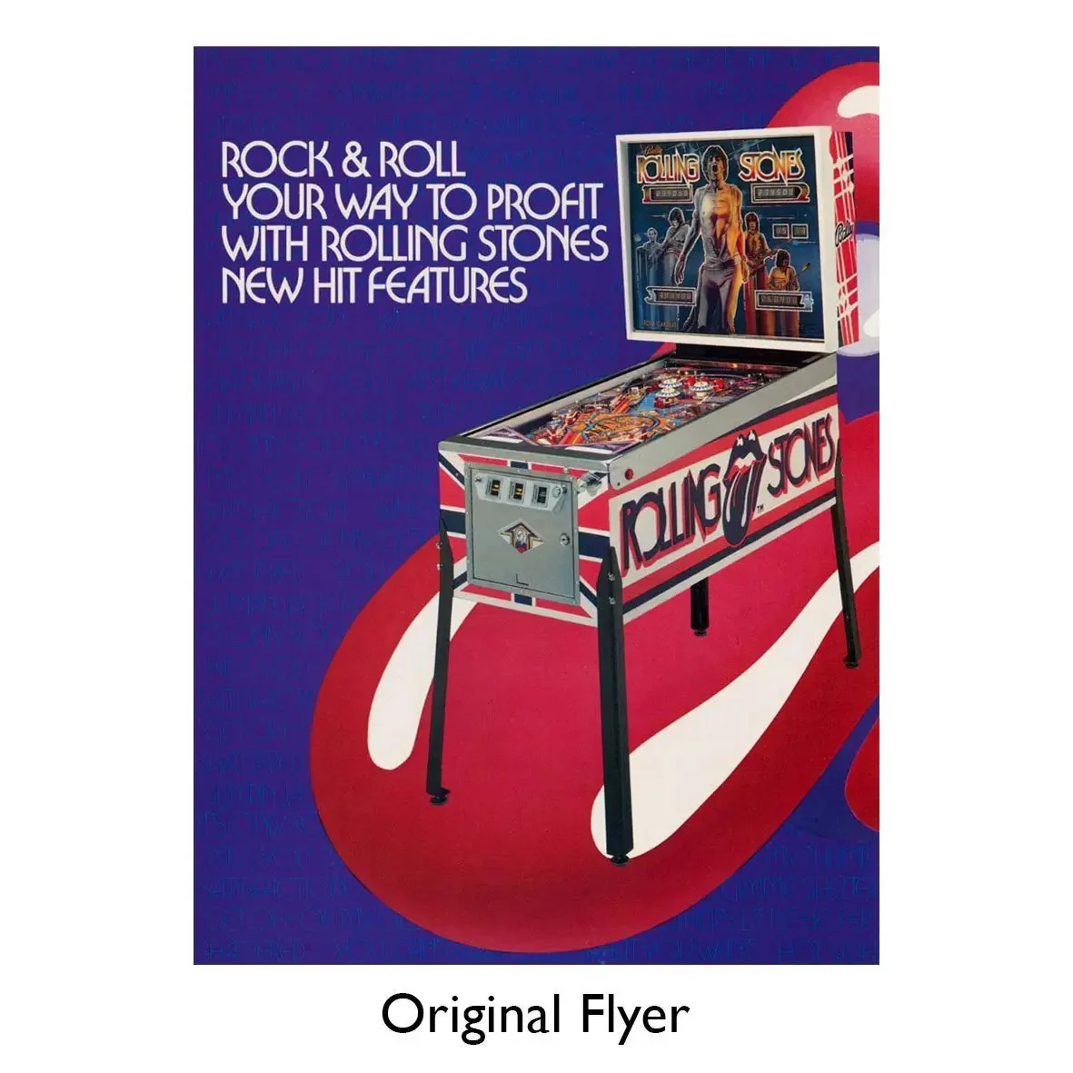 1980 Rolling Stones Pinball Machine by Bally - Image 9