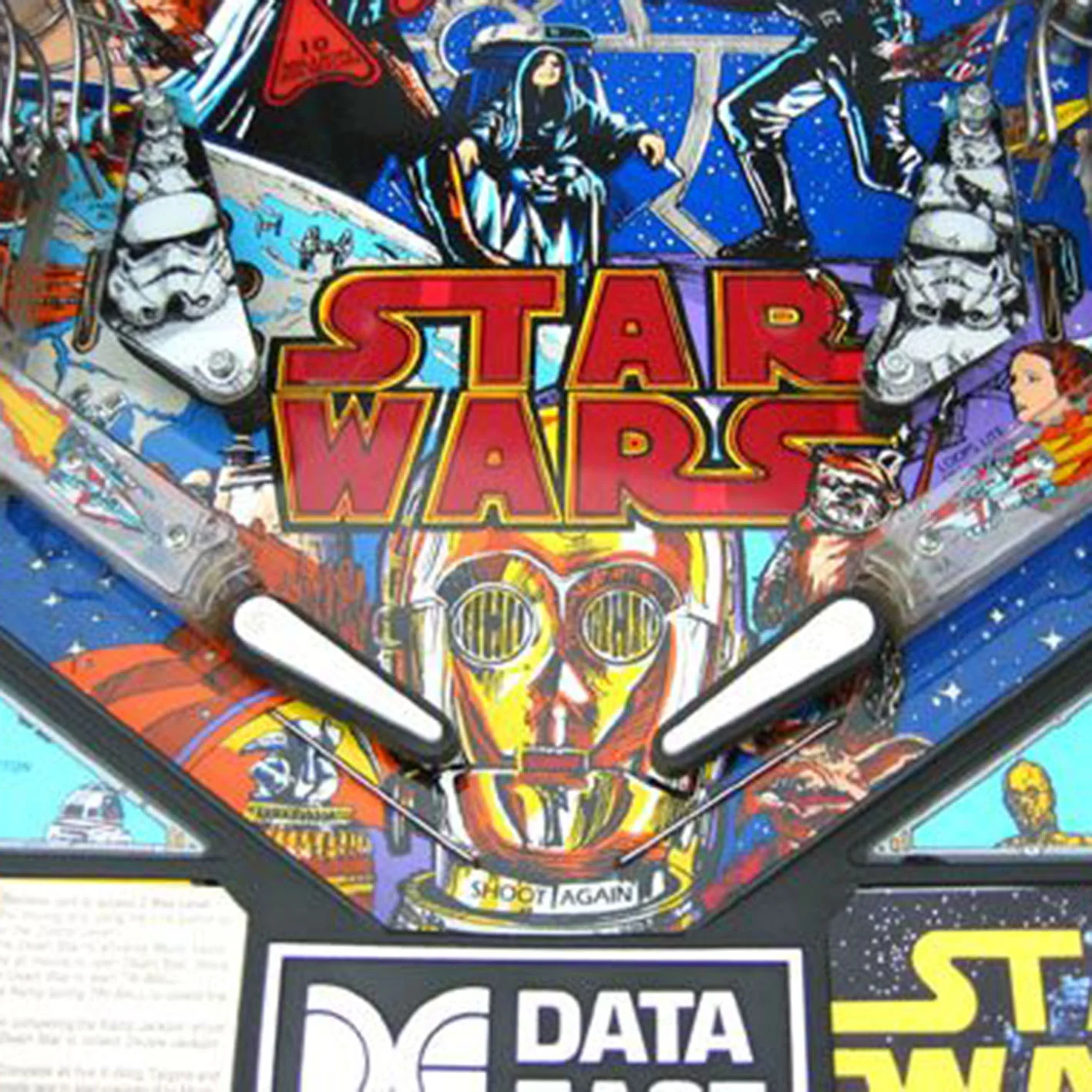 1992 Star Wars Pinball Machine by Data East - Image 7