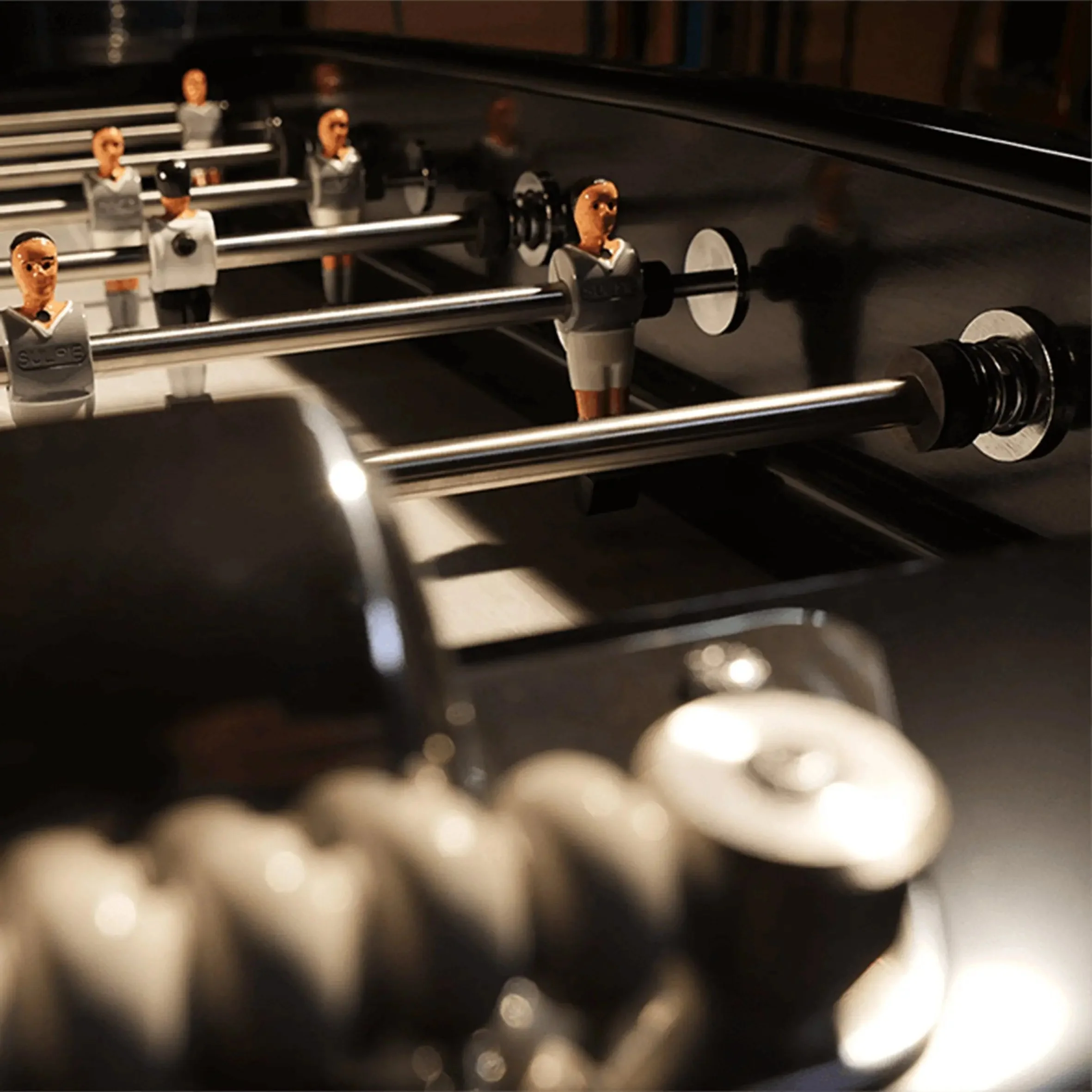 Sulpie Evolution Foosball Table in Satin Black lacquer - Image 4