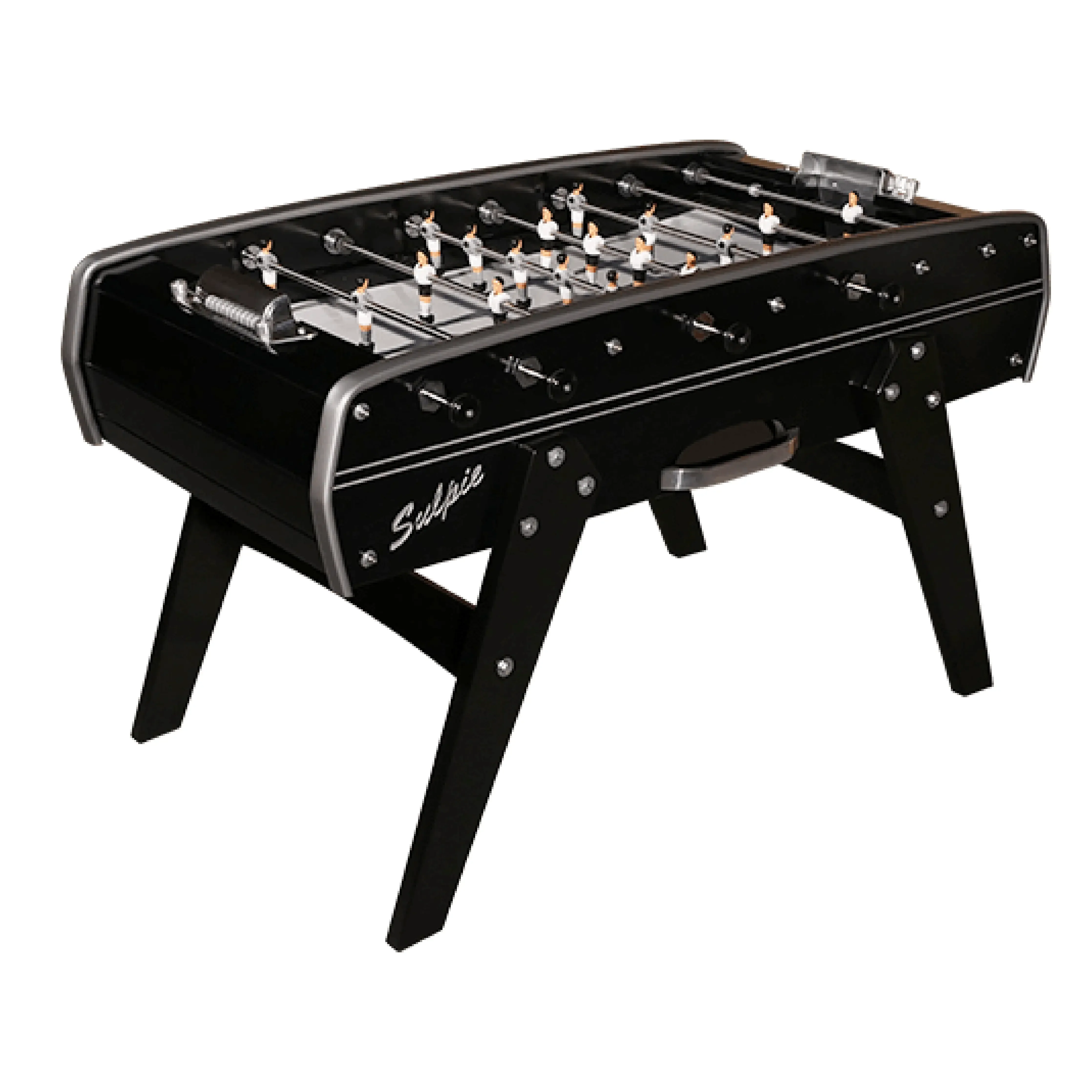 Sulpie Evolution Foosball Table - Black Tint with Grey Trim