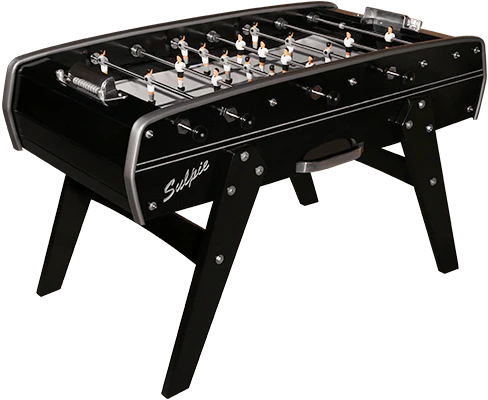 Sulpie Evolution Foosball Table - Black Tint with Grey Trim - Image 10