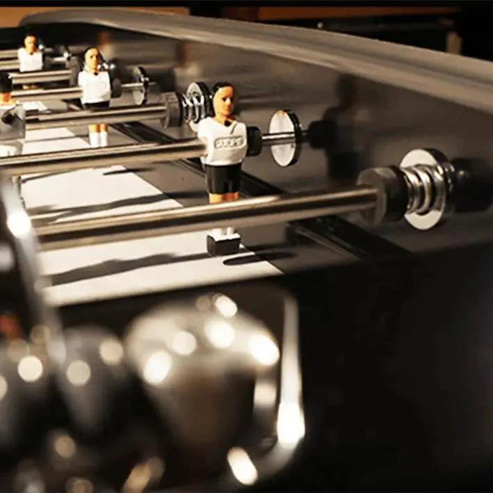 Sulpie Evolution Foosball Table - Black Tint with Grey Trim - Image 5