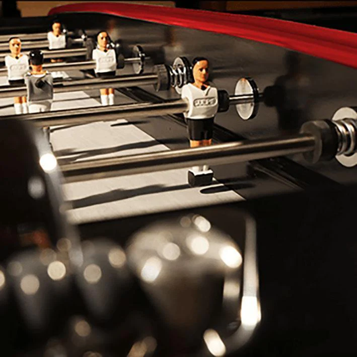 Sulpie Evolution Foosball Table - Black Tint with Red Trim - Image 10