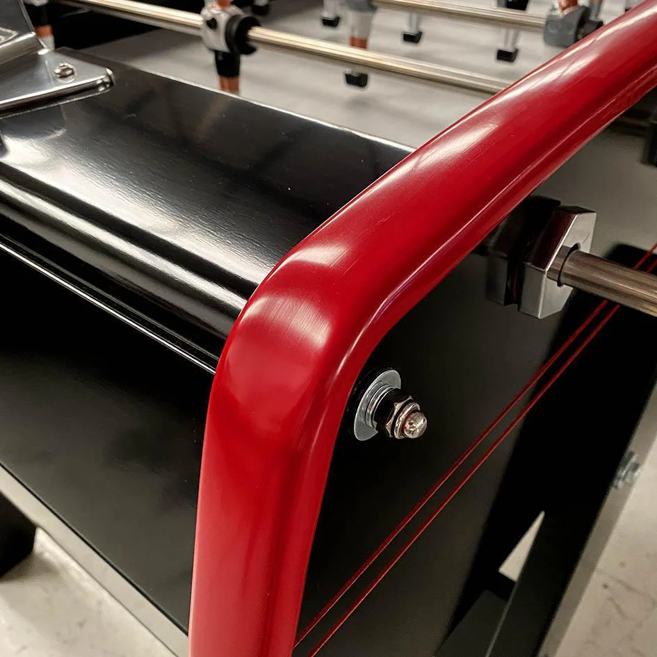 Sulpie Evolution Foosball Table - Black Tint with Red Trim - Image 2