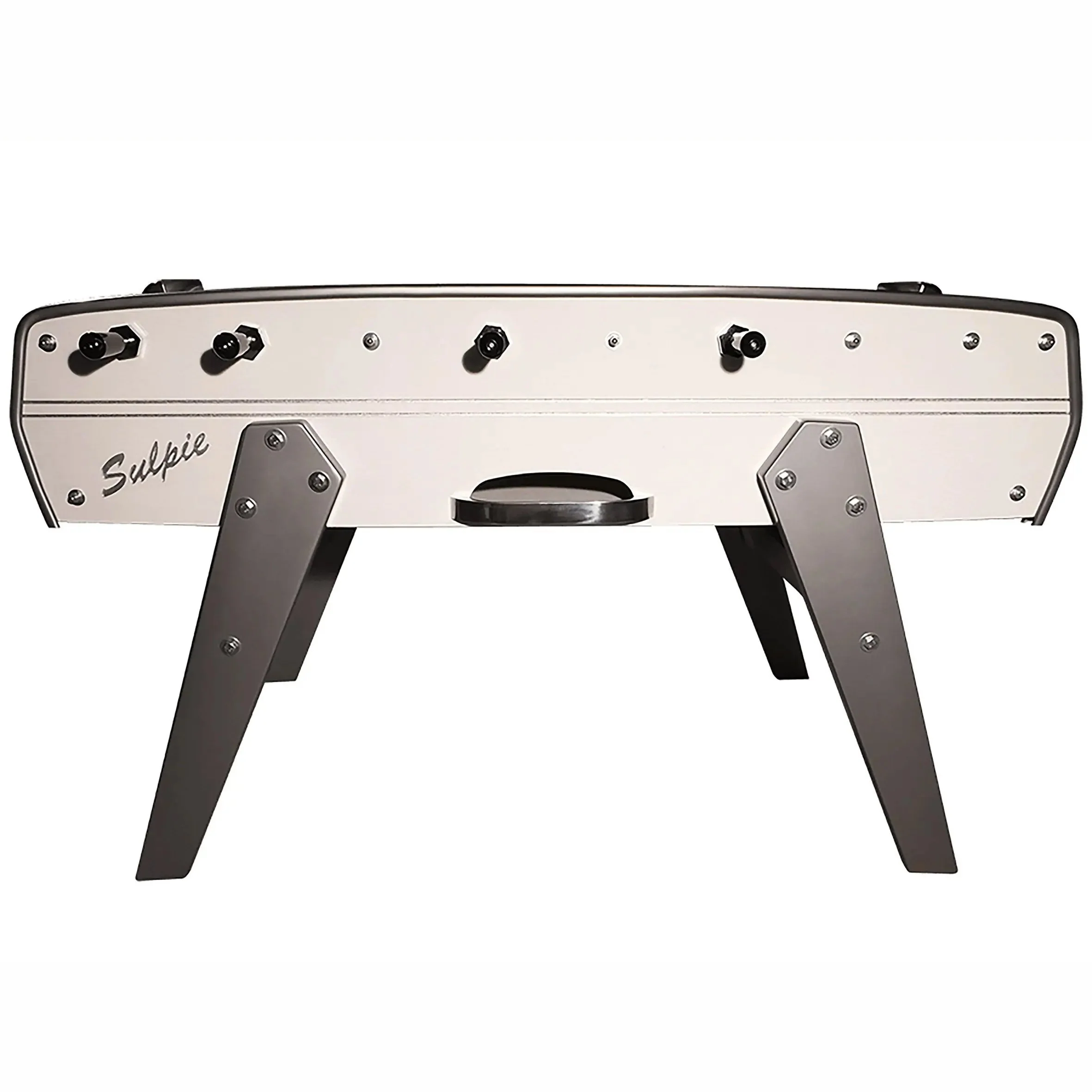 Sulpie Evolution Foosball Table - Gloss White Lacquer - Image 3