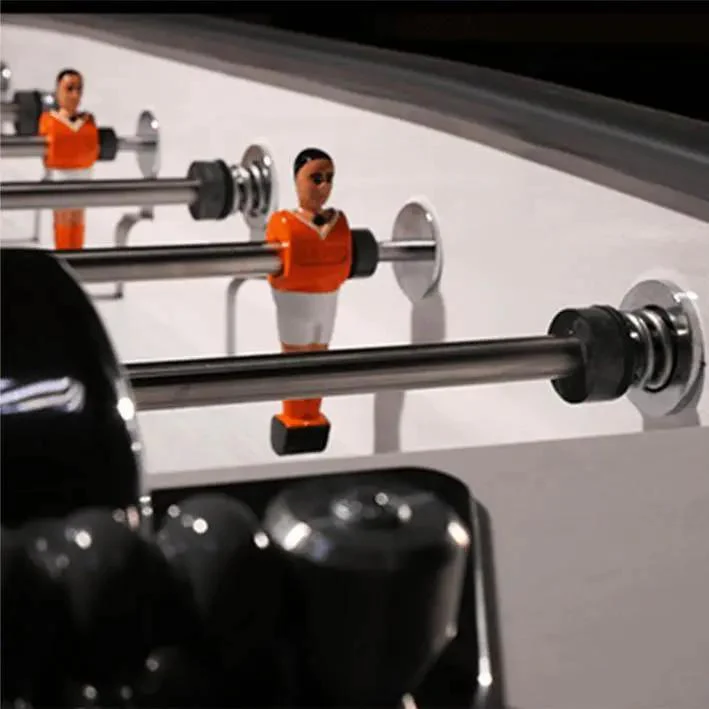 Sulpie Evolution Foosball Table - Gloss White Lacquer - Image 5