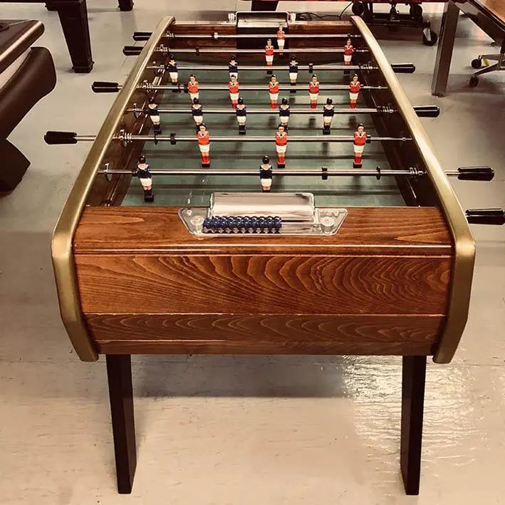 Sulpie Evolution Foosball Table - Beech with Walnut Tint - Image 4