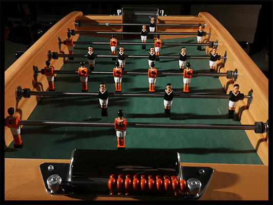 Sulpie Evolution Foosball Table - Beech with Beige Trim - Image 9