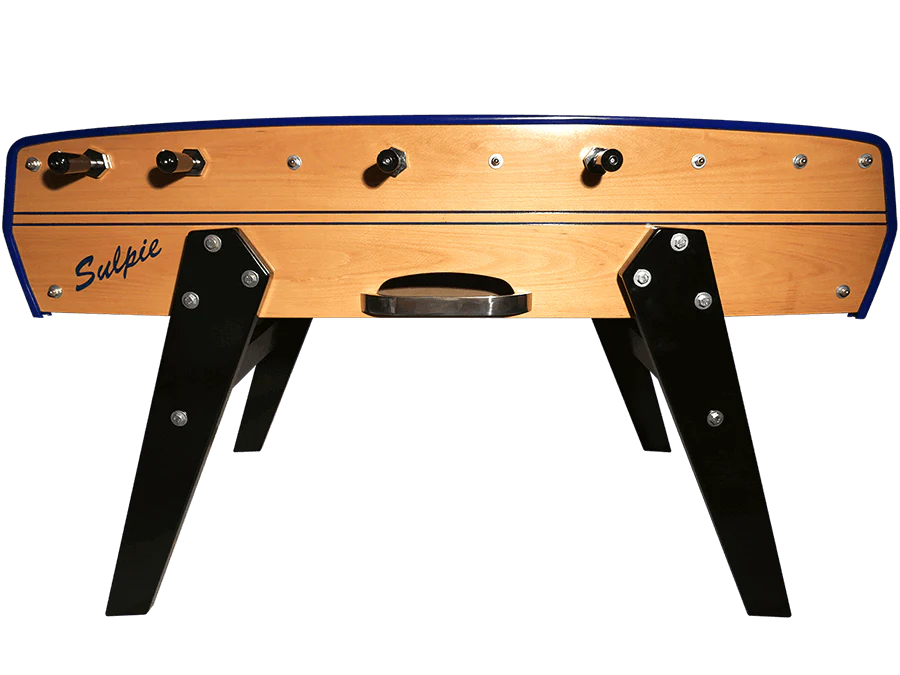 Sulpie Evolution Foosball Table - Beech with Dark Blue Trim - Image 3