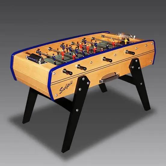 Sulpie Evolution Foosball Table - Beech with Dark Blue Trim - Image 6