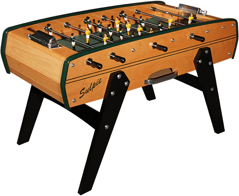Sulpie Evolution Foosball Table - Beech with Green Trim - Image 10