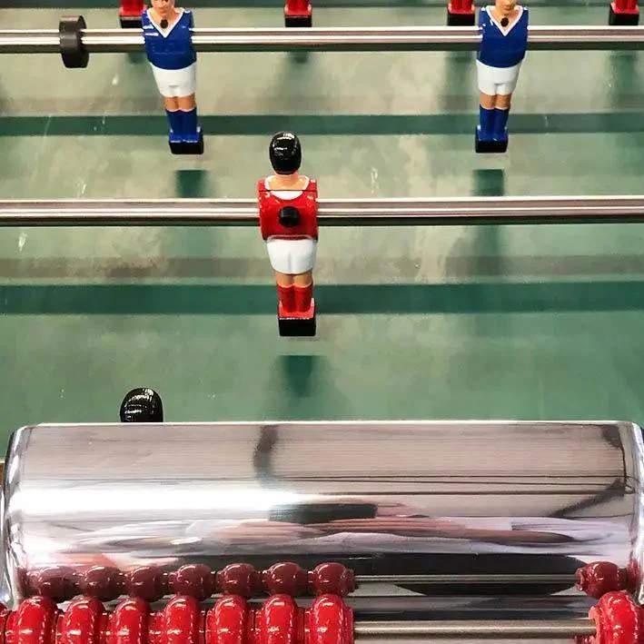 Sulpie Evolution Foosball Table - Beech with Green Trim - Image 5
