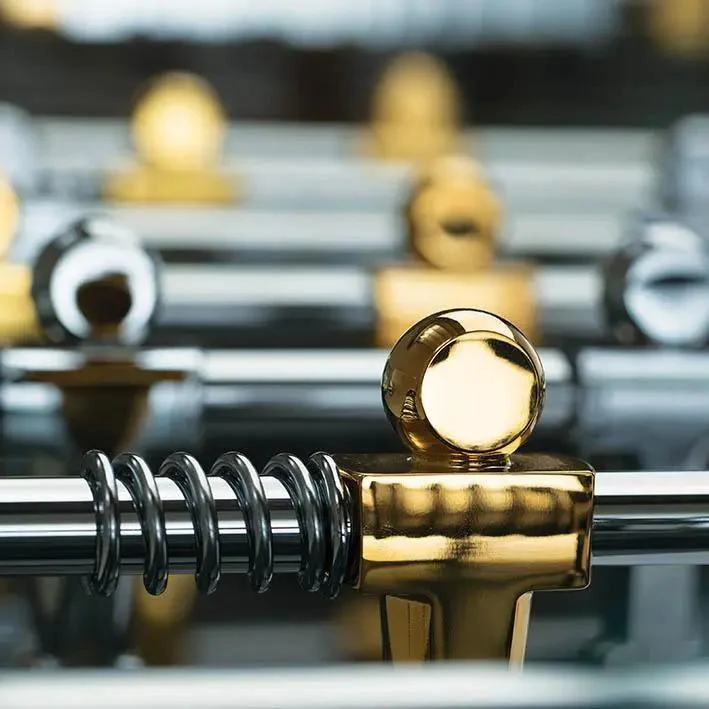 Teckell Cristallino Gold Edition Foosball Table - Image 6