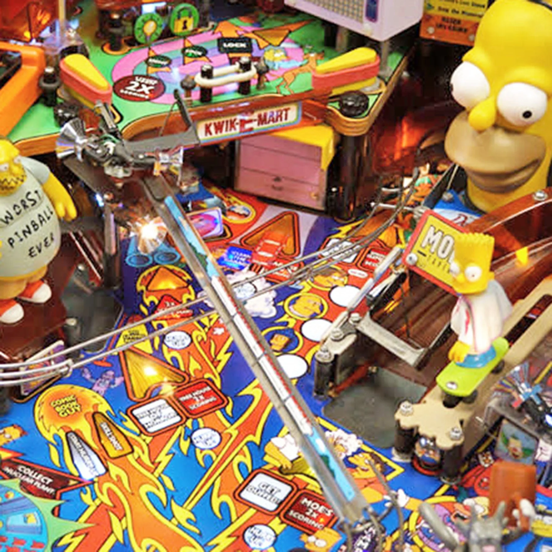 2003 The Simpsons Pinball Party by Stern - Image 4