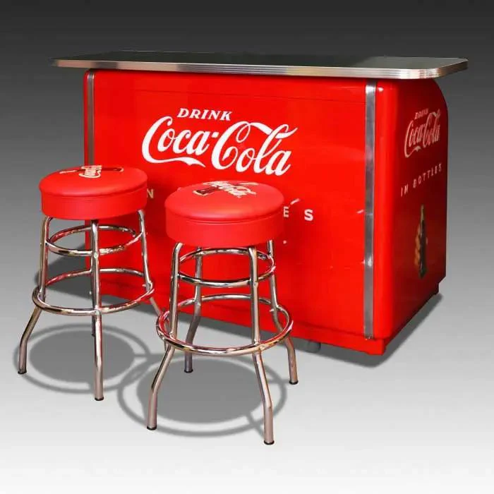 Original 1950's Victor 2 Drawer Coca-Cola Bar - Image 4