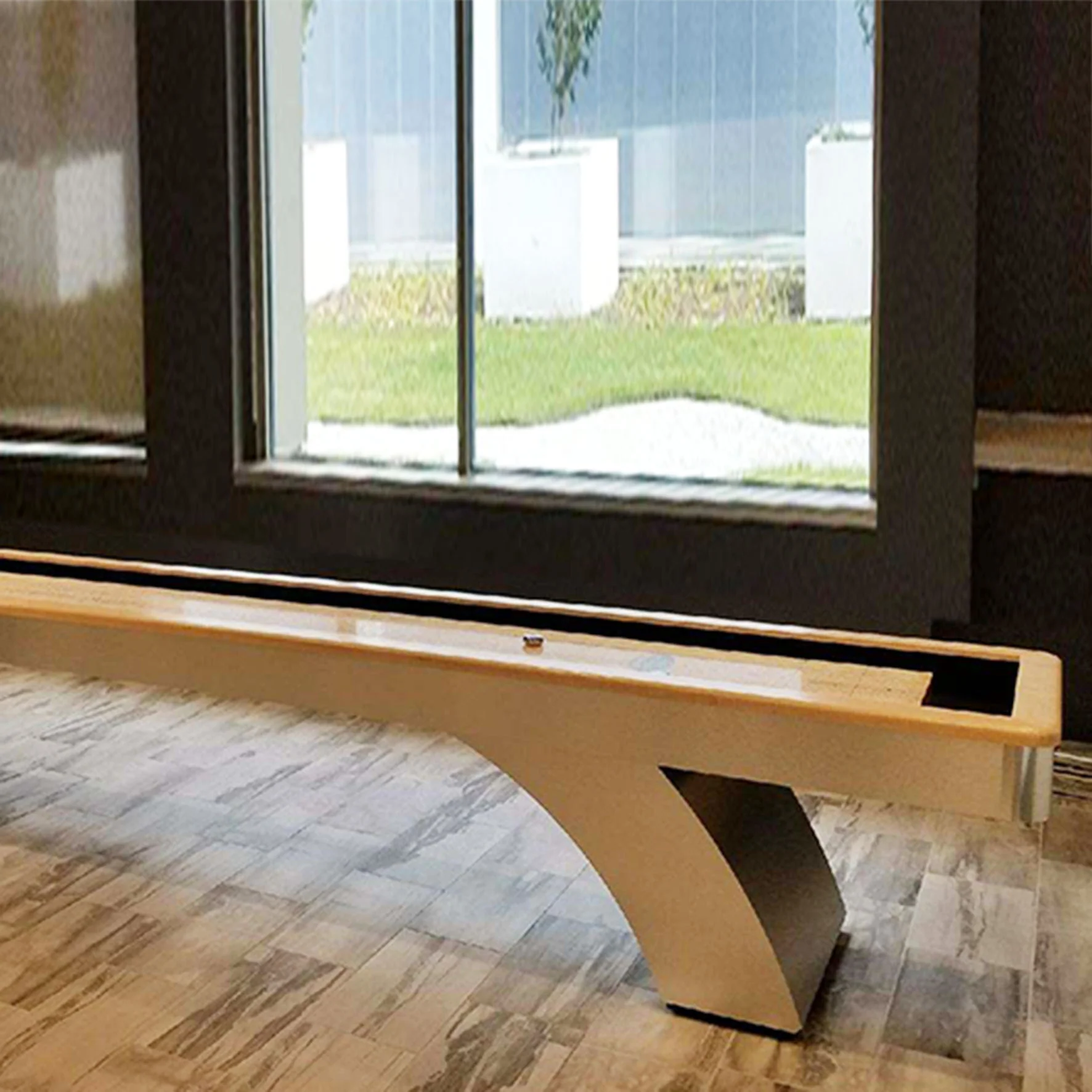 Waterfall hand-crafted Shuffleboard by Olhausen - Image 3