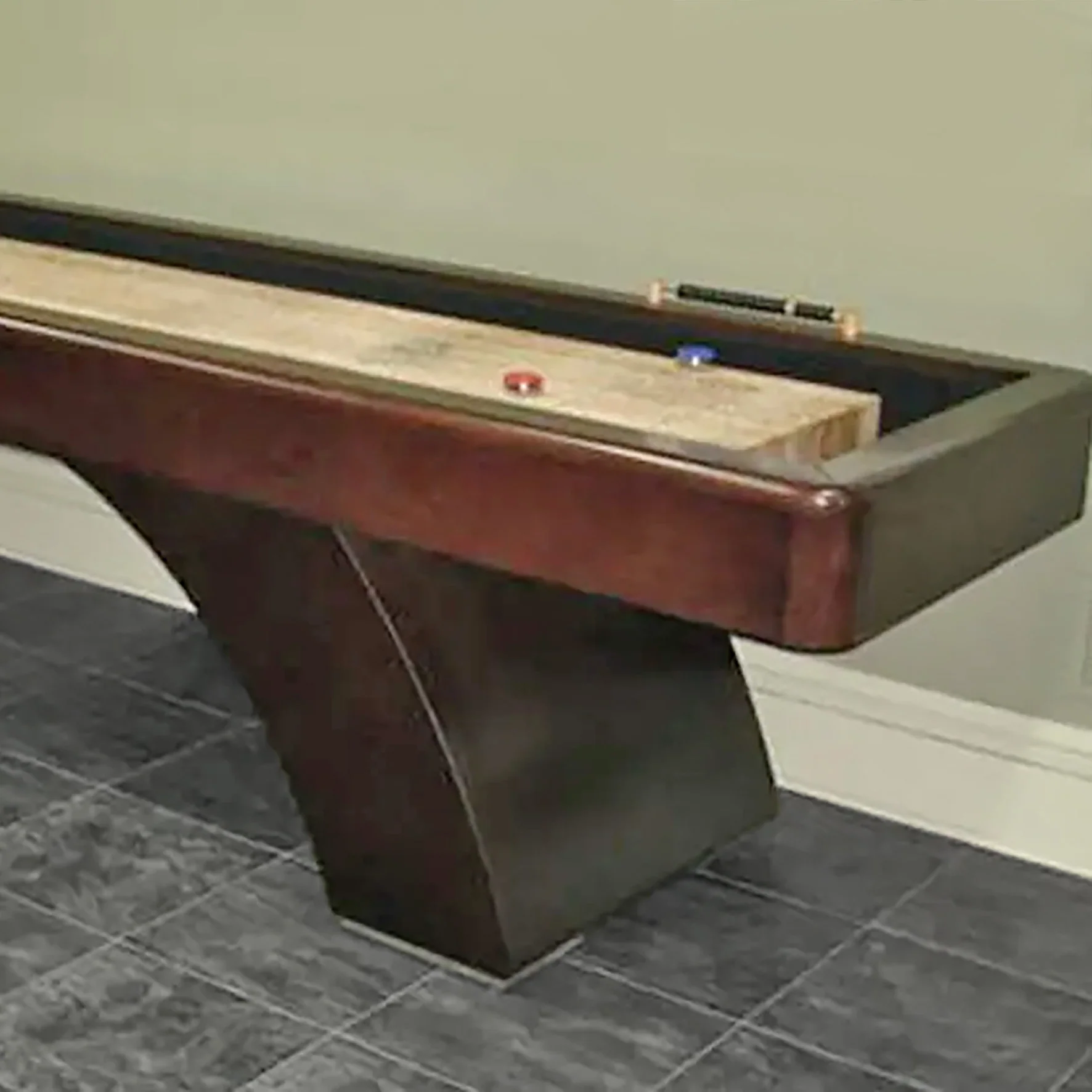 Waterfall hand-crafted Shuffleboard by Olhausen - Image 4
