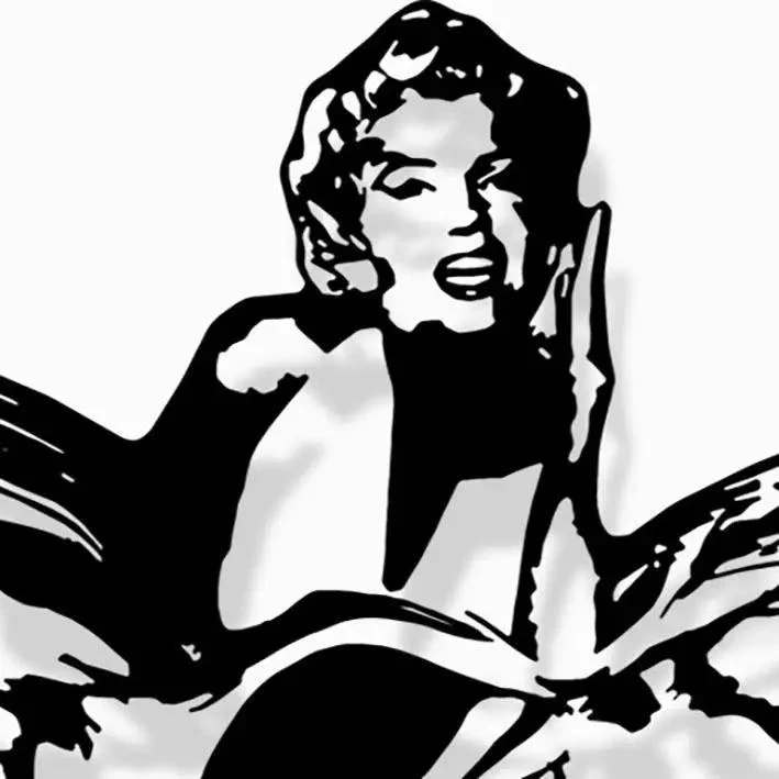Marilyn Waterjet Cut 3D Metal Artwork - Image 3