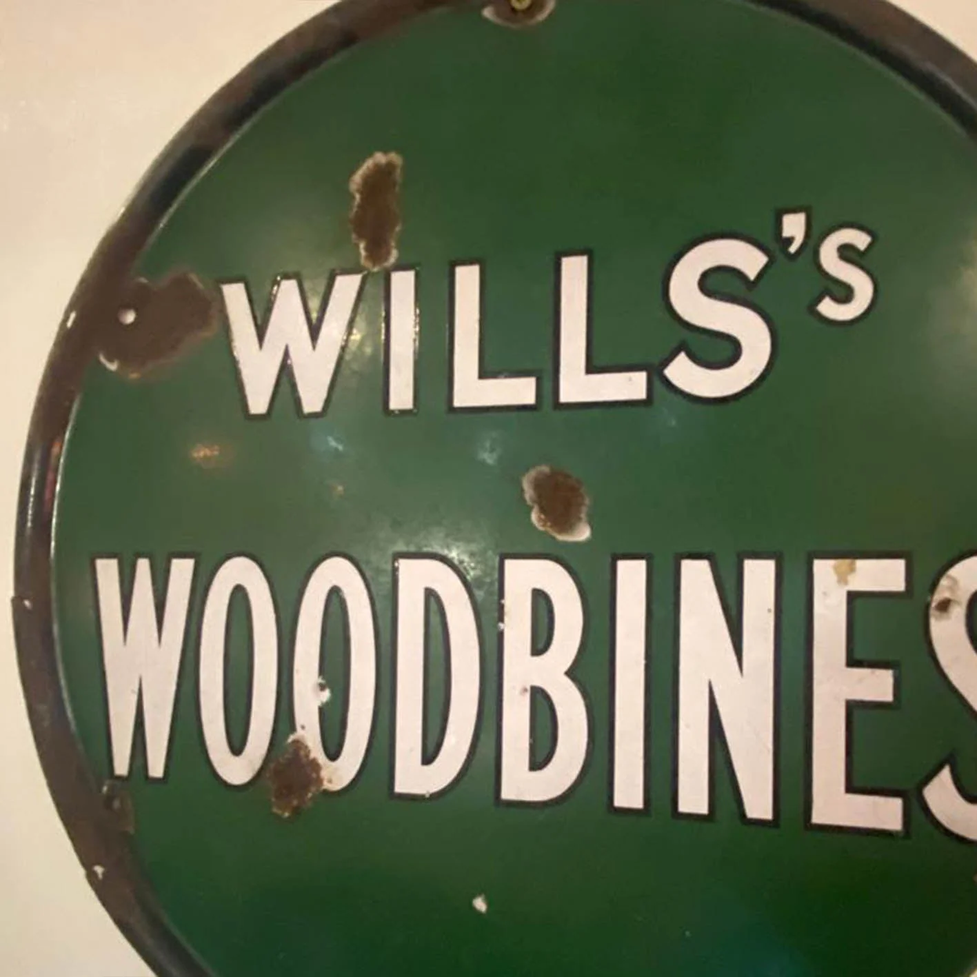 Wills's Woodbines Vintage Wall Sign - Image 4